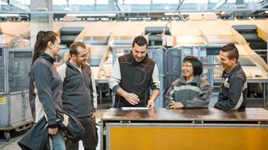 Mitarbeitende der Post