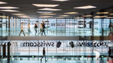 Grossraumbüro von Swisscom